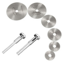 6 lame circulare HSS, lame de 22-44 mm cu 2 mânere de bielă pentru burghie, tăiere lemn, metal