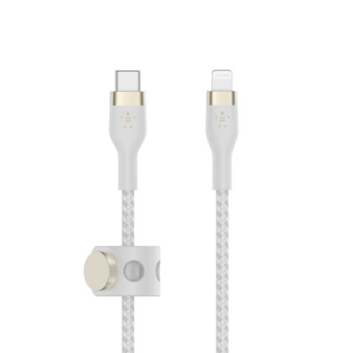 Belkin Cable USB-C/Lightning - Belkin - Flex - 15W - 3m - Silicona Blanca 2