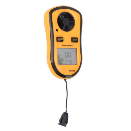 Sensitive Wind Wheel Anemometer, Digital Wind Speed Meter With Wind Chill Function, Multipurpose Tool For Industrial And Home Use 2