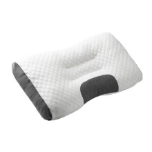 Ergonomic Neck Pillow with Breathable Cotton Fabric for Sleeping Home and Hotel 45x66cm