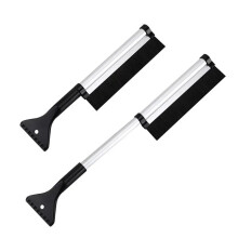 Car Snow Shovel with Telescopic Aluminum Alloy Snow Brush for Fast Snow Removal and Winter Use