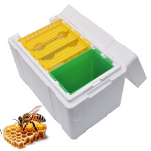 Bee Hives Foam Honey Bee Hive, Beekeeping Starter Kit, Standard Size, Backyard Pollination, Durable Foam Construction