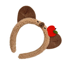 Comfortable Headband Hair Hoop Fashion Soft Coral Fleece Bow-2