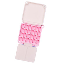 Mini-Farbpalette, kleiner Farbaufbewahrungskoffer für-Rosa