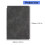 Reusable Erasable PU Whiteboard Journal 6.61x9.53Inch Portable 3