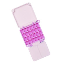 Travel Watercolor Paint Tray Plastic Painting Box with-Purple
