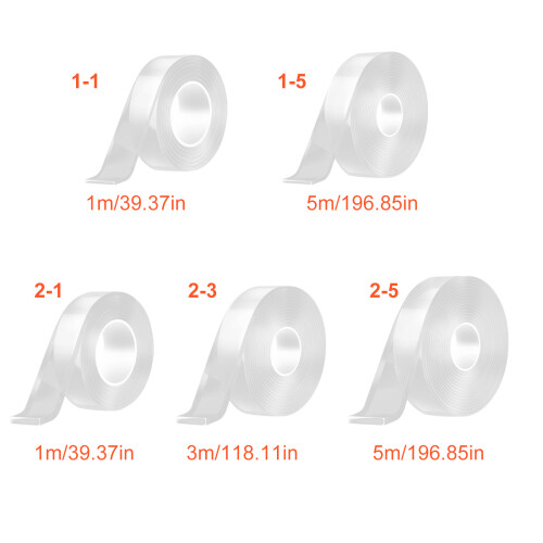 30mm Width Recyclable Washable Double Sided Fine Tape-2 1 2