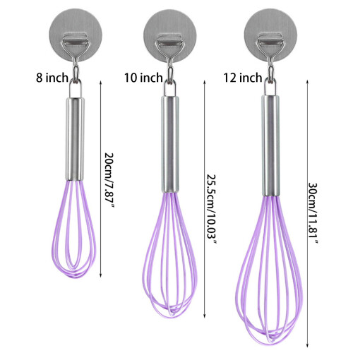 Pastry Tool Versatile Whisk Manual Eggs-Light Green 12 inches 1