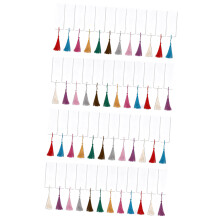 Color Tassels Craft DIY Bookmarks Blank Book Marks Craft-48pcs