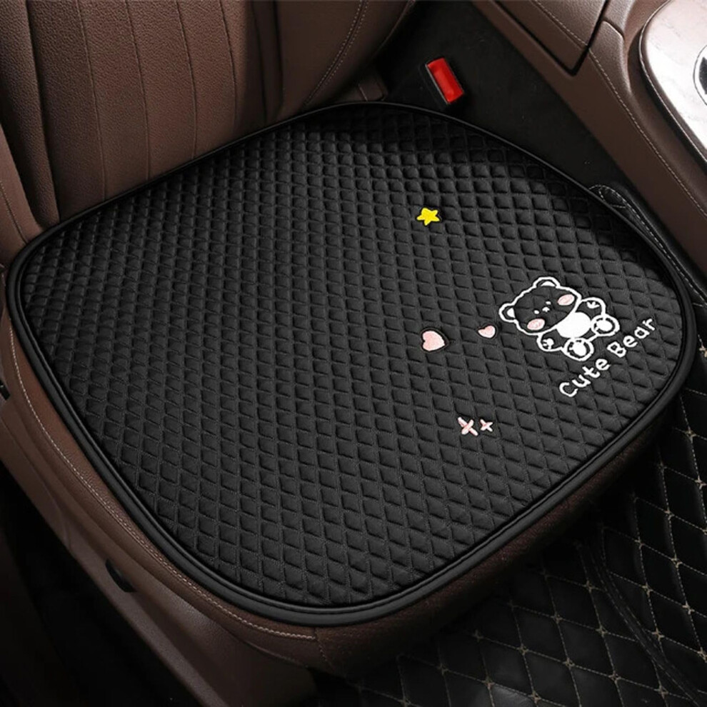 Breathable Memory Foam Car Seat Cushion With Cooling Surface And Universal Fit, Black 9426802809688