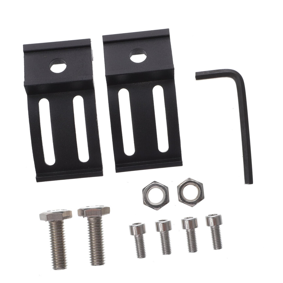 2 Sets Adjustable Led Bar Mounting Brackets With Durable Aluminum Construction Light 9189345580840