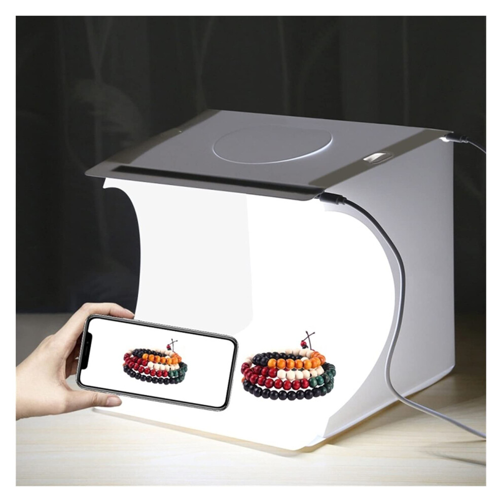 Photo Studio Table Led Box 20Cm Foldable Photo Shooting Tent Kit Portable Photo Box 6 Color Backgrounds Light 9119770684608