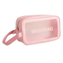 Kosmetiktasche und Waschtasche im Set, vielseitige Reisetasche für Damen, strapazierfähiges, wasserdichtes Design aus robustem, transparentem