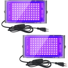 Behuizing van aluminiumlegering met zwart licht, transparante PC-afdekking, duurzame LED-lampjes, warmteafvoer, IP66 waterdicht, ultraviolette