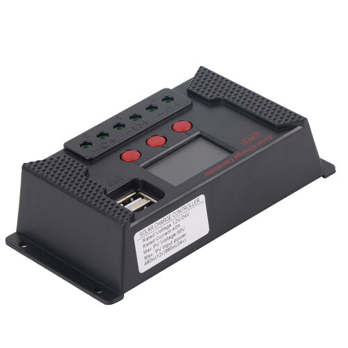 Διπλή θύρα USB, αυτόματος ρυθμιζόμενος ελεγκτής ηλιακού πάνελ παραμέτρων, 1