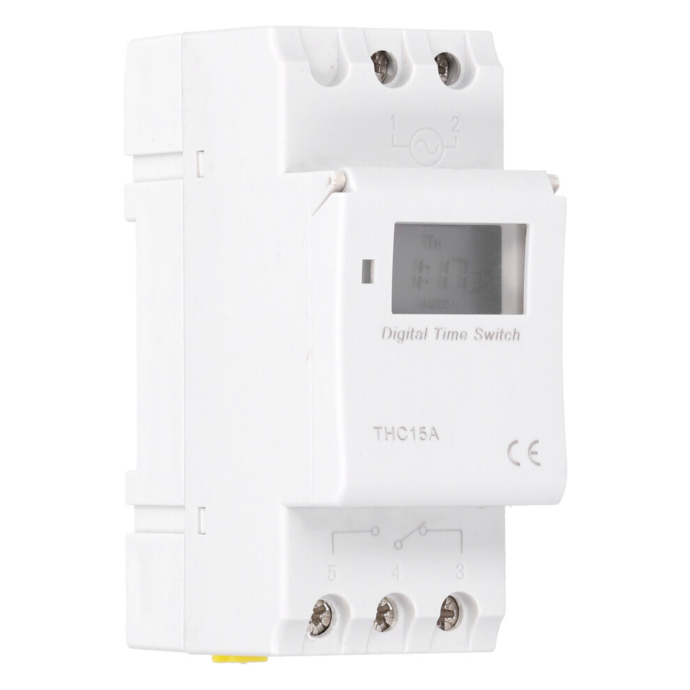 16A Switch Capacity Digital Timer Switch, 220-240Vac Rated Voltage For Broad Compatibility, Weekly Programmable Control, Industrial Grade Chip With St 9198585062856