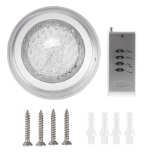 Faro LED sommergibile per piscina, faro LED multicolore per piscine interrate di alta qualità con materiale ABS di prima scelta e sorgente luminosa