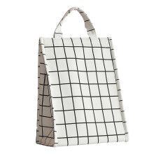 Sacolas de compras reutilizáveis e estilosas, bolsa térmica para almoço com design multifuncional, capacidade extra grande para uso diário