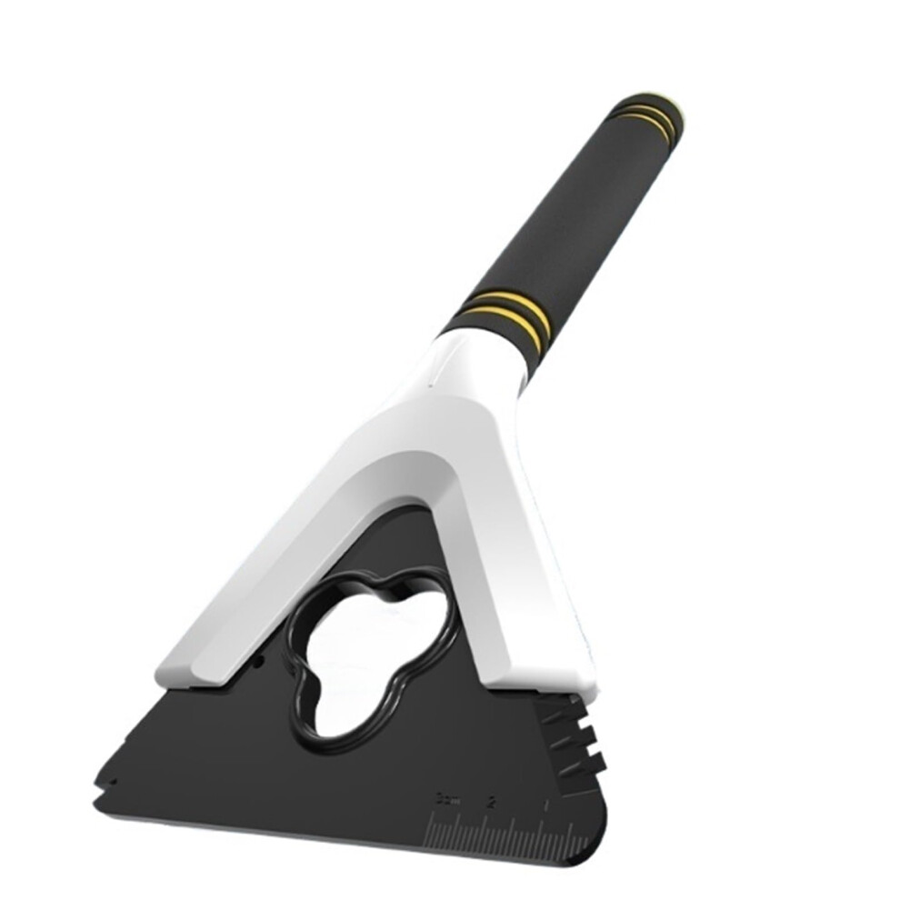 Multifunctional Car Snow Shovel With Ice Scraper, Wide Blade And Ergonomic Antislip Handle, White 9426802810196