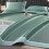 Cooling Bedding Mat Foldable Breathable Summer Sleeping Pad with Corner Straps, Green 200x220cm 1
