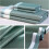 Cooling Bedding Mat Foldable Breathable Summer Sleeping Pad with Corner Straps, Green 200x220cm 5
