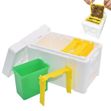 Bee Boxes Insulation Foam Bee Castle Starter Beekeeping Kit For Backyard Pollination Breeding And Winter Harvest