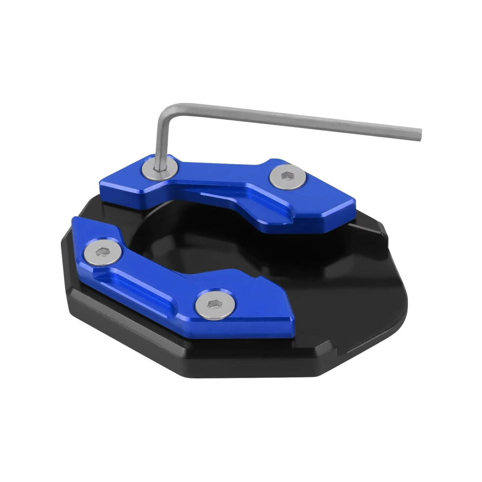 Motorcycle Kickstand Extension Side Stand Enlarger For Yamaha Nmax155 Xmax300 20152021 Ref: 1034 Blue 9189345581625