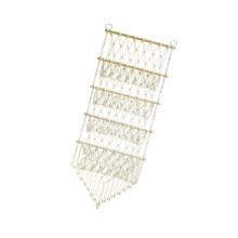 Elegant Meshes Pouches Hanging Organiser for Plush-Off White.