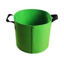 Stoffen potten Tuinpotten Niet-geweven textuur-Groene 12 gallons