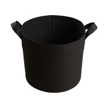 Kweekzakken van niet-geweven stof-Zwart 12 gallon