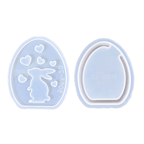 Hollowed Bunnies Silicone Tealight Stand Molds for Making-3