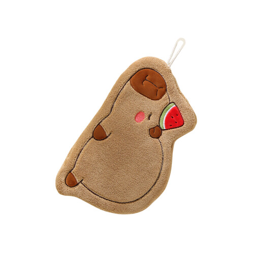 Adorable Capybara Themed Polyester Hanging-watermelon bear