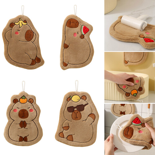 Adorable Capybara Themed Polyester Hanging-watermelon bear 2