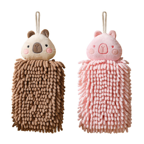 Capybara-handdoek van zachte microvezel en-Teder poeder 1
