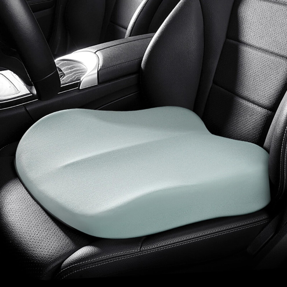 Car Booster Seat Cushion 3.9In Memory Foam For Short Drivers, Antislip, Breathable Cover Blue 9119770687180