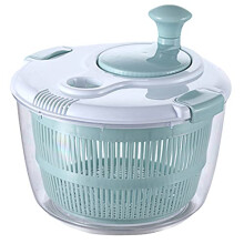 Salad Spinner with Bowl Large Capacity Lettuce Spinner for Kitchen with Secure Lid and Rotating Handle