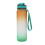 Convenient Straw Water Bottle 1L Capacity Drinking-Orange Green 1