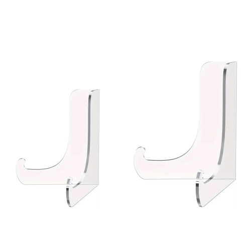 Lot de 5 supports de plaque d'affichage en acrylique, support-S 1