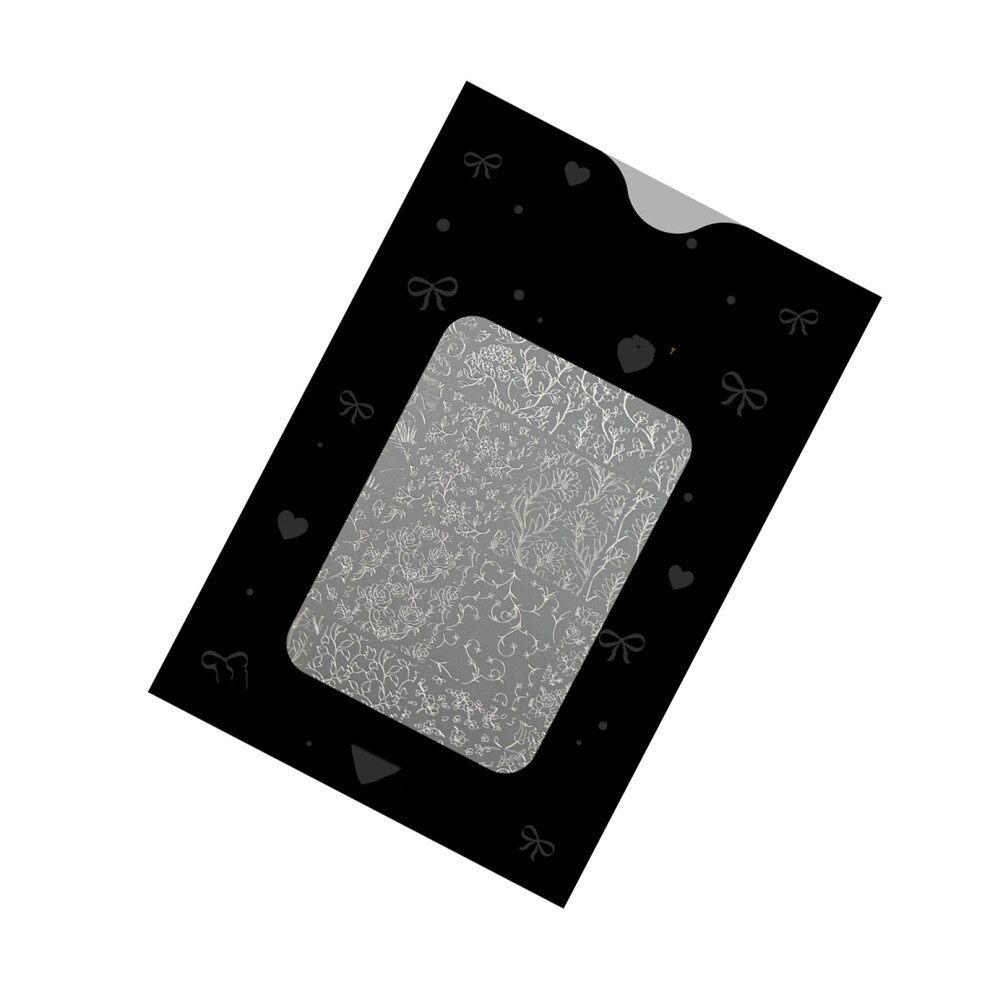 Nail Stamp Plate With Floral Patterns Professional Stainless