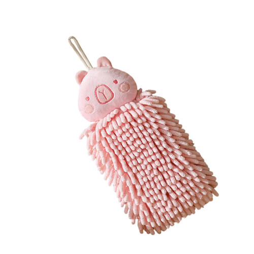 Serviette à main sur le thème Capybara, microfibre-Poudre tendre