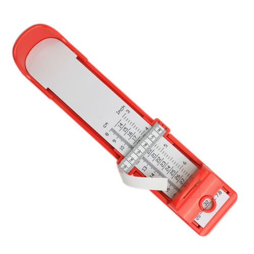 20CM Children Foot Size Measurer for Precise Foot Width and-Red
