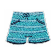 Patchs brodés à repasser sur tissu, thème de plage, appliqués-29