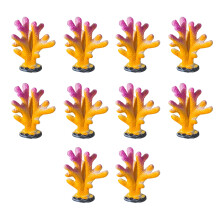 10pack Artificial Plastic Plant Corals Ornaments-Type C color