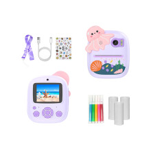 48MP Kinder Digitalkamera Druck Kinder Druckkamera-Lila Farbe