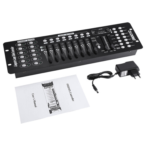 Επαγγελματικός ελεγκτής DMX512, κονσόλα φωτισμού 192 καναλιών με φωνητική