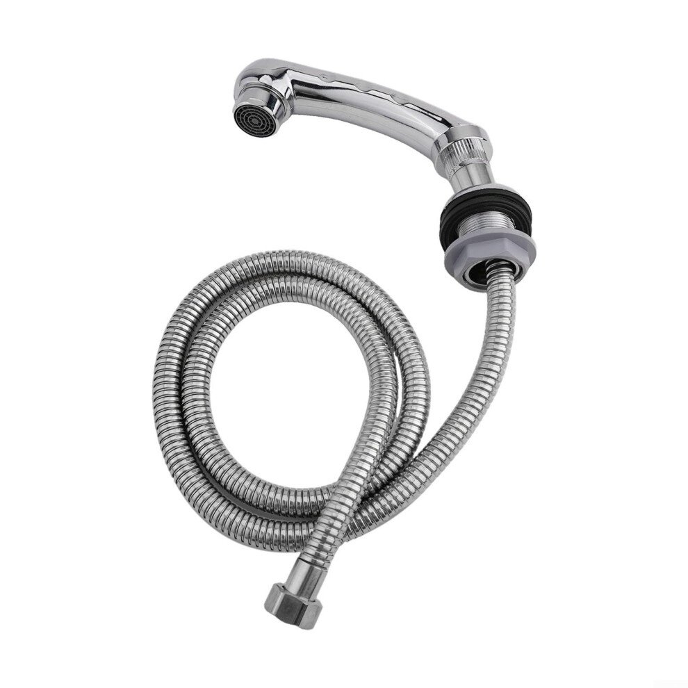 Abs And Alloy Shower Head With 59-Inch Hose For Salon Shampooing, Lightweight, Durable, Adjustable Spray Settings 9119770687760