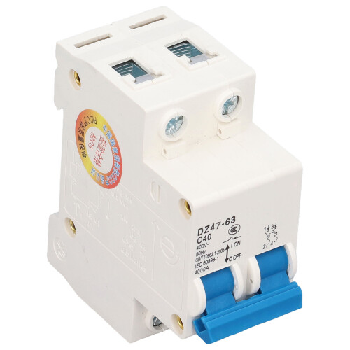 Dimensioni compatte, 2P Interruttore automatico miniaturizzato, potente e resistente per soluzioni elettriche robuste 2
