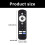 Remplacement de commande vocale TV intelligente, avec touche de 3