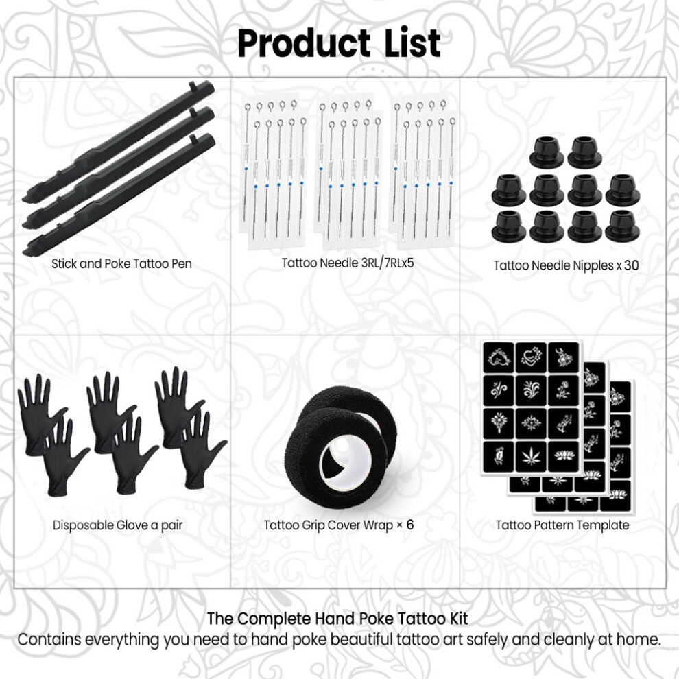 Elevate Your Artistry With Our Tattoo Kit For Beginners And Professionals, Featuring High Quality Stainless Steel Tools, Medical Grade Supplies, And