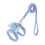 Comfortable Cat Leash for Kittens Adjustable Harness Set Soft Lightweight Escape-proof Design Small Cats Blue M 1